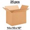 25 pcs Corrugated Shipping Boxes Durable Kraft Case 14 x 10 x 10 Inch